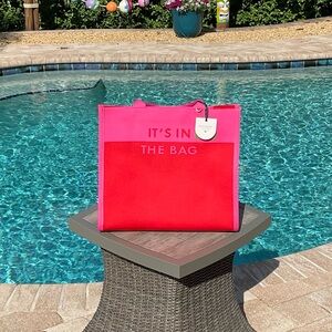 ♠️❤️kate spade new york x Target Pink/Red Colorblock Knit Tote Bag